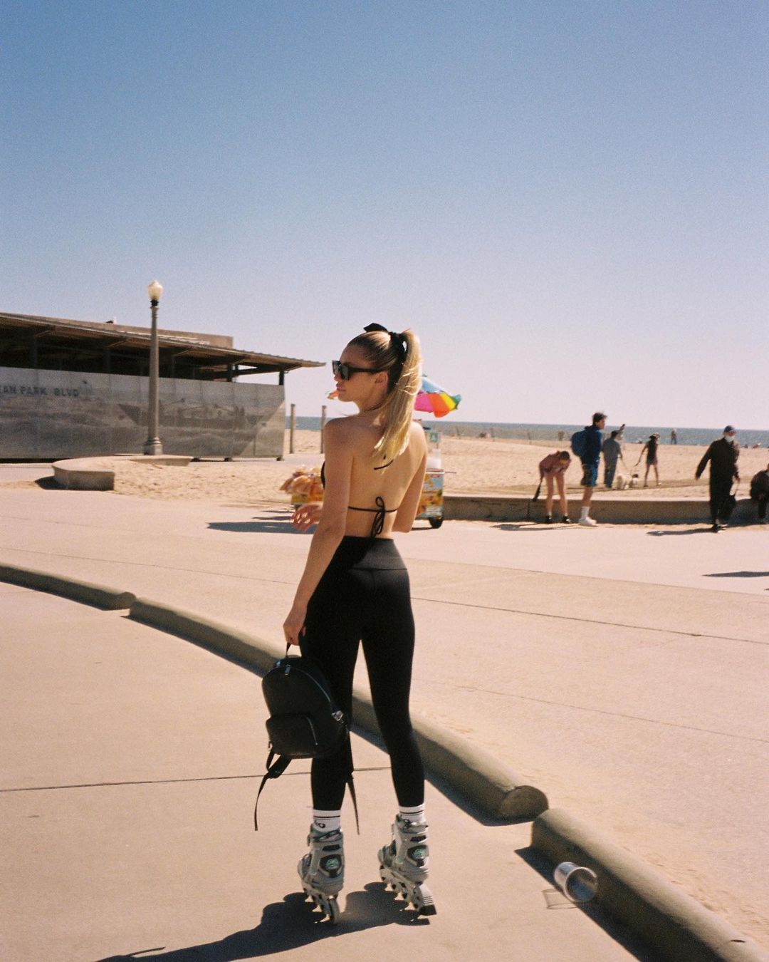 Josie Cansecos Rollerblading Date