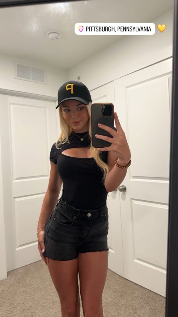 Livvy Dunne is the MLB WAG at the Pirates Game!