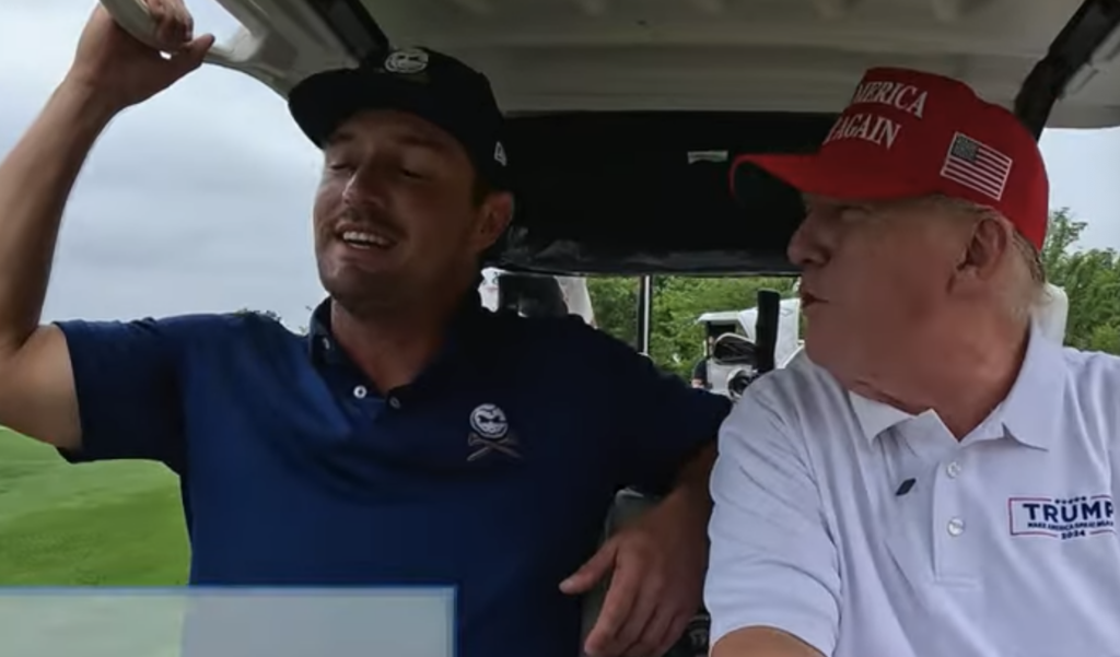 Bryson DeCahmbeau Breaks 50 with Donald Trump!