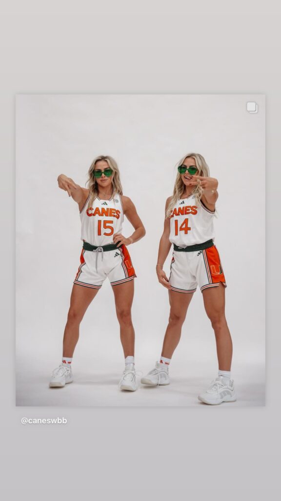 The Cavinder Twins Get in Canes Uniform!