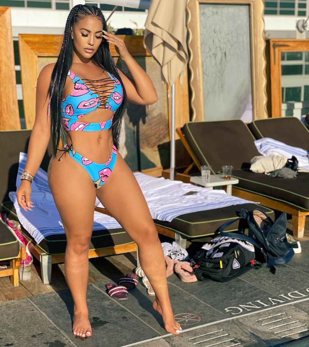 Lesean Mccoys Ex Delicia Cordon Torches Instagram.